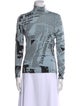 Diane von Furstenberg Merino Wool Printed Sweatshirt