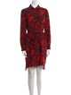 Diane von Furstenberg Silk Knee-Length Dress