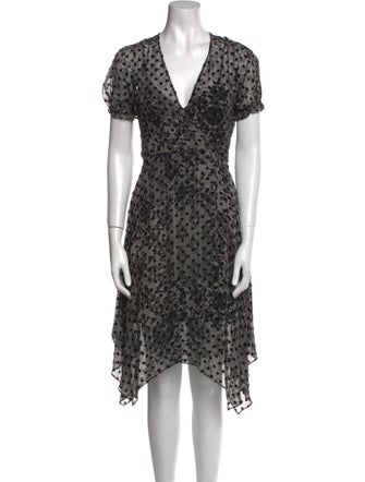 Diane von Furstenberg Silk Knee-Length Dress