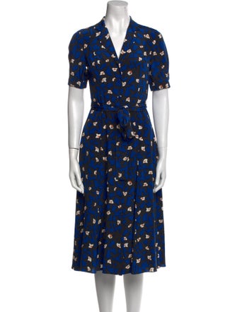 Diane von Furstenberg Silk Midi Length Dress
