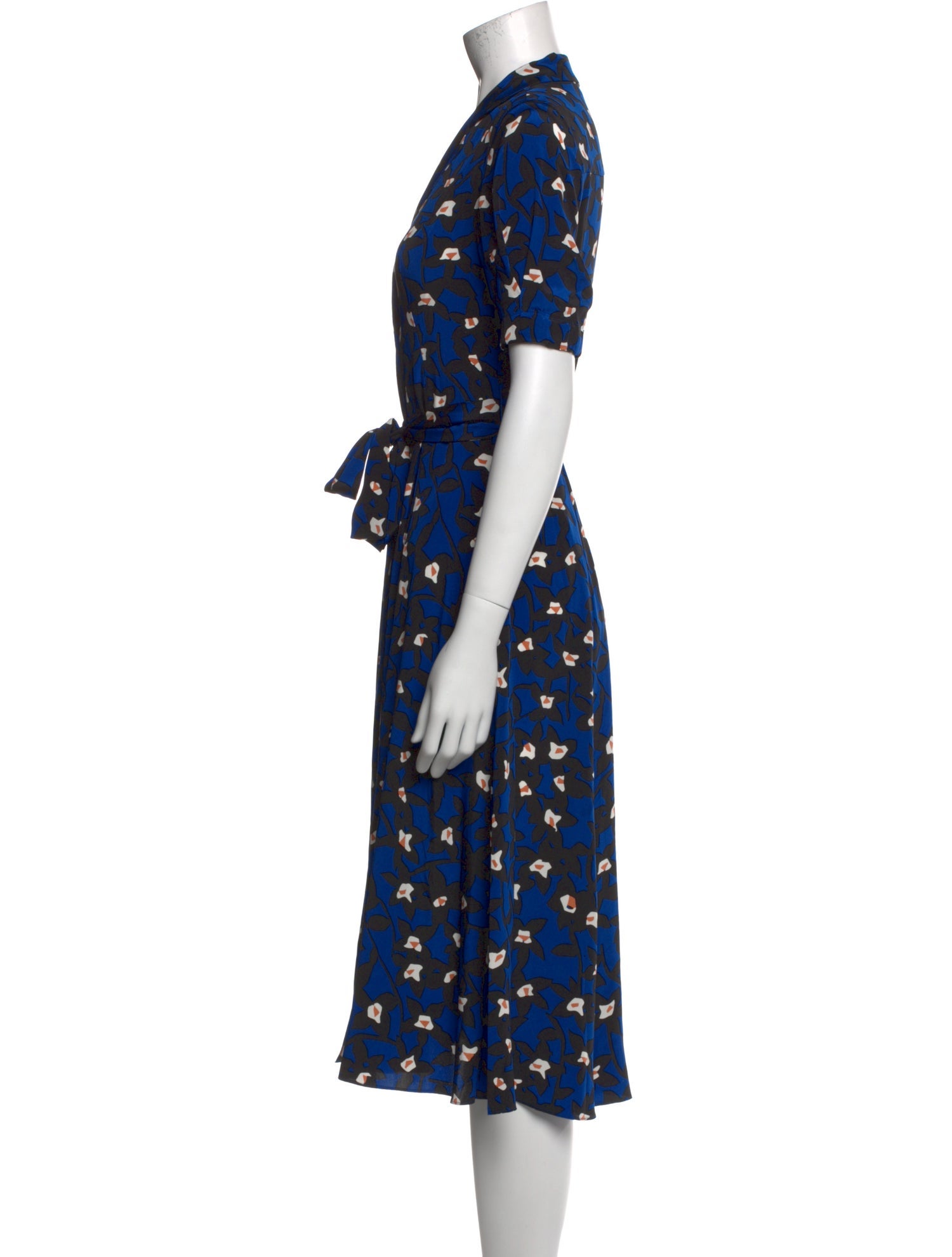 Diane von Furstenberg Silk Midi Length Dress