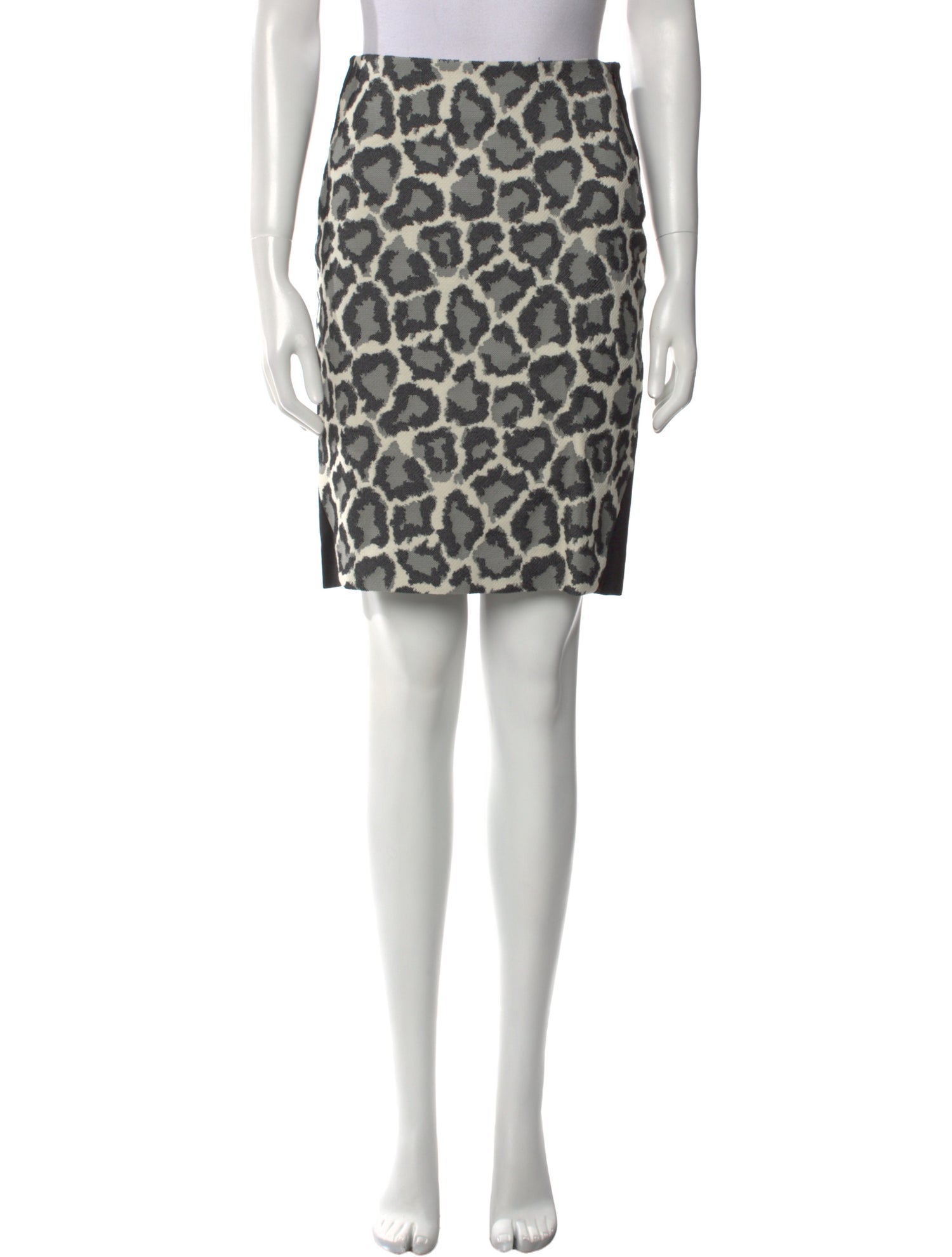 Diane von Furstenberg Animal Print Knee-Length Skirt