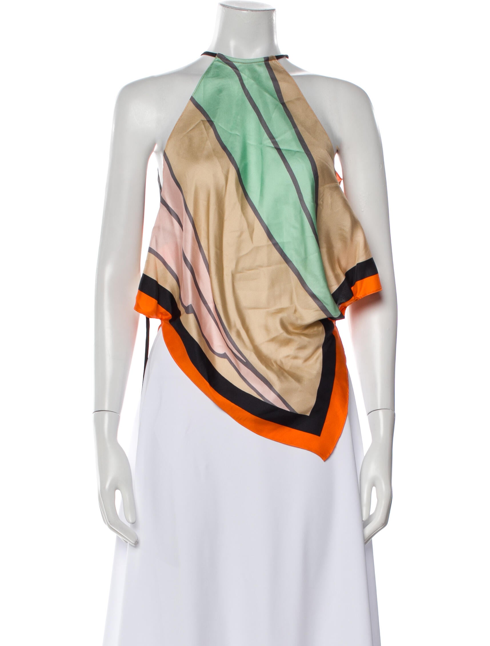 Diane von Furstenberg Silk Printed Blouse