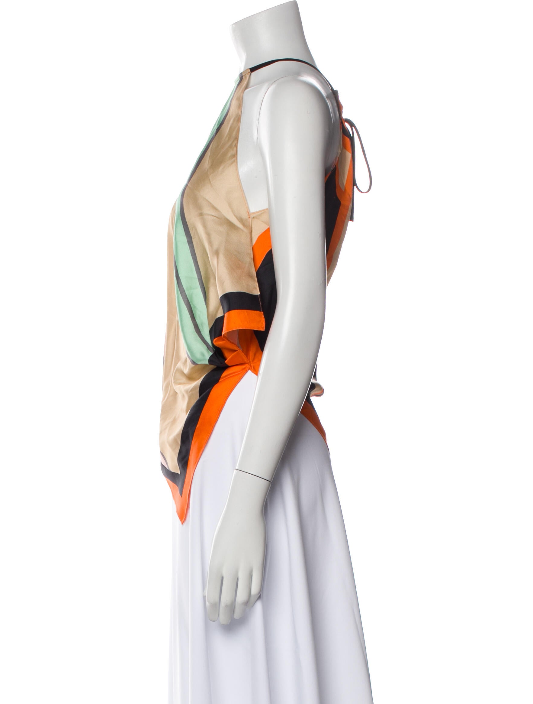 Diane von Furstenberg Silk Printed Blouse