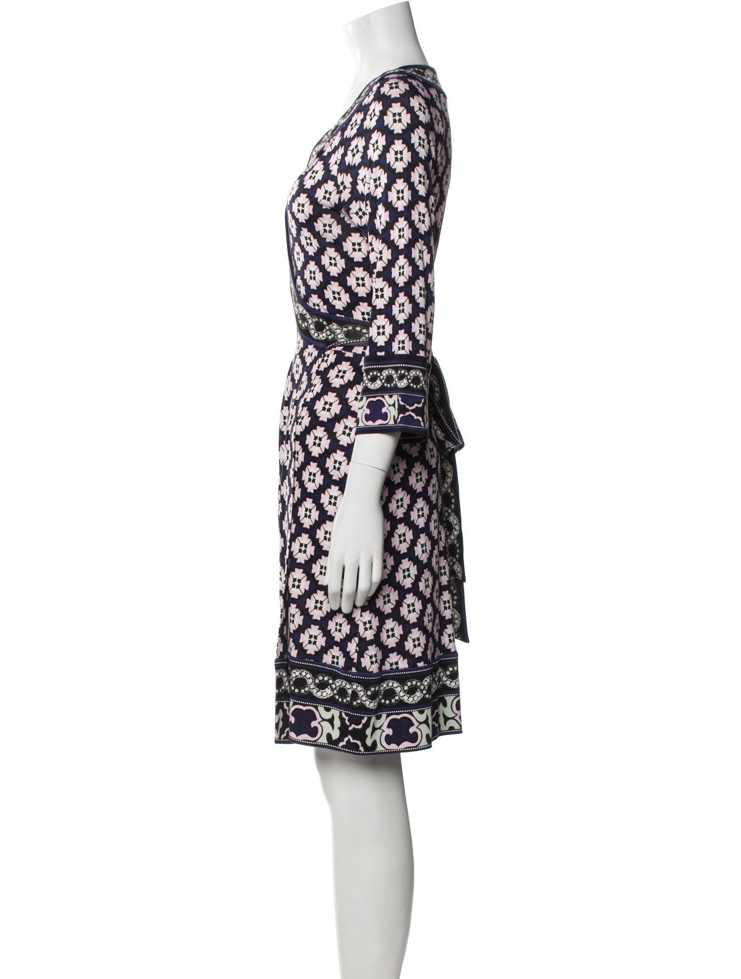 Diane von Furstenberg Silk Knee-Length Dress