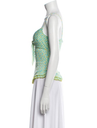 Diane von Furstenberg Silk Printed Top