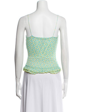 Diane von Furstenberg Silk Printed Top