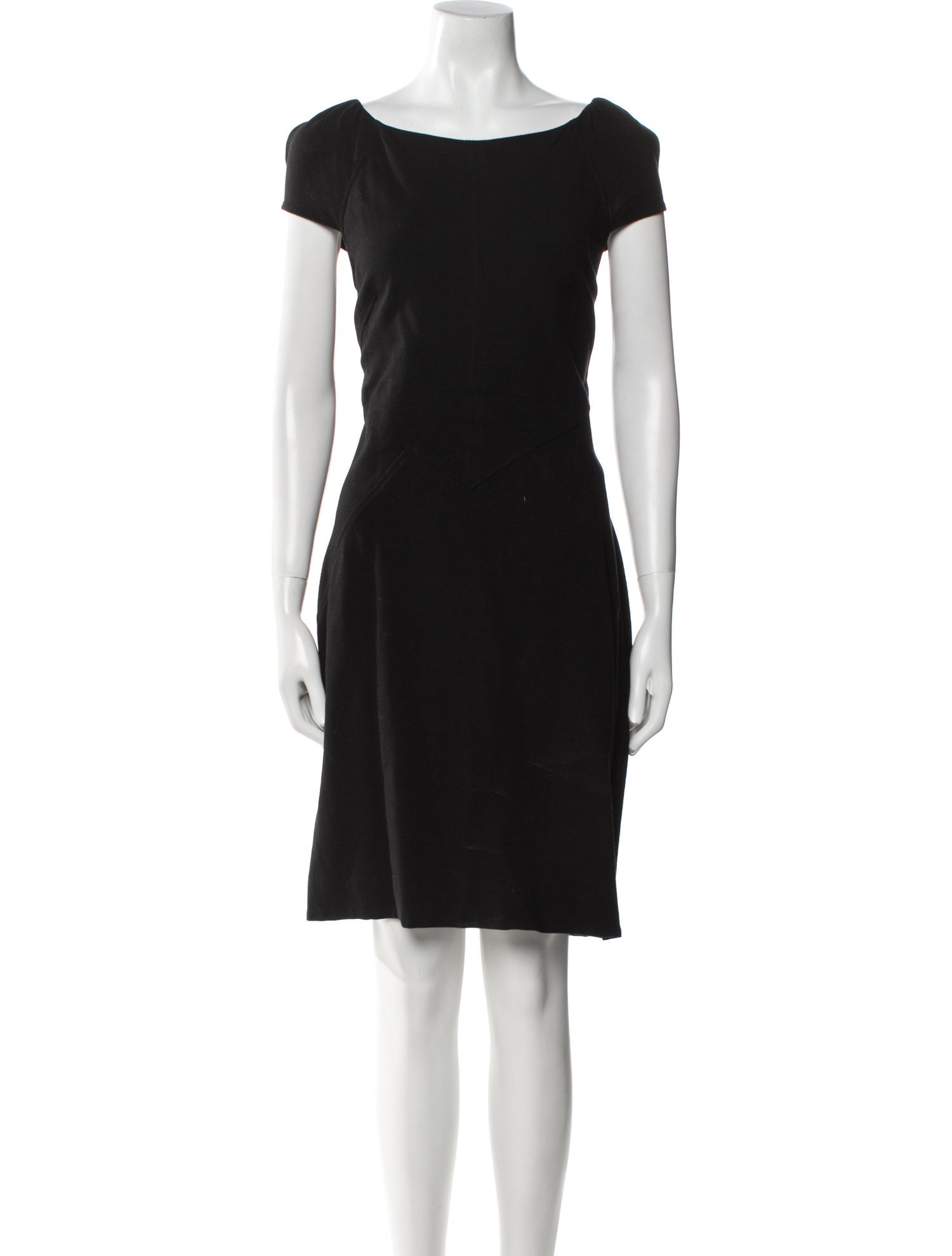 Diane von Furstenberg Bateau Neckline Knee-Length Dress