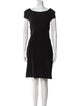 Diane von Furstenberg Bateau Neckline Knee-Length Dress