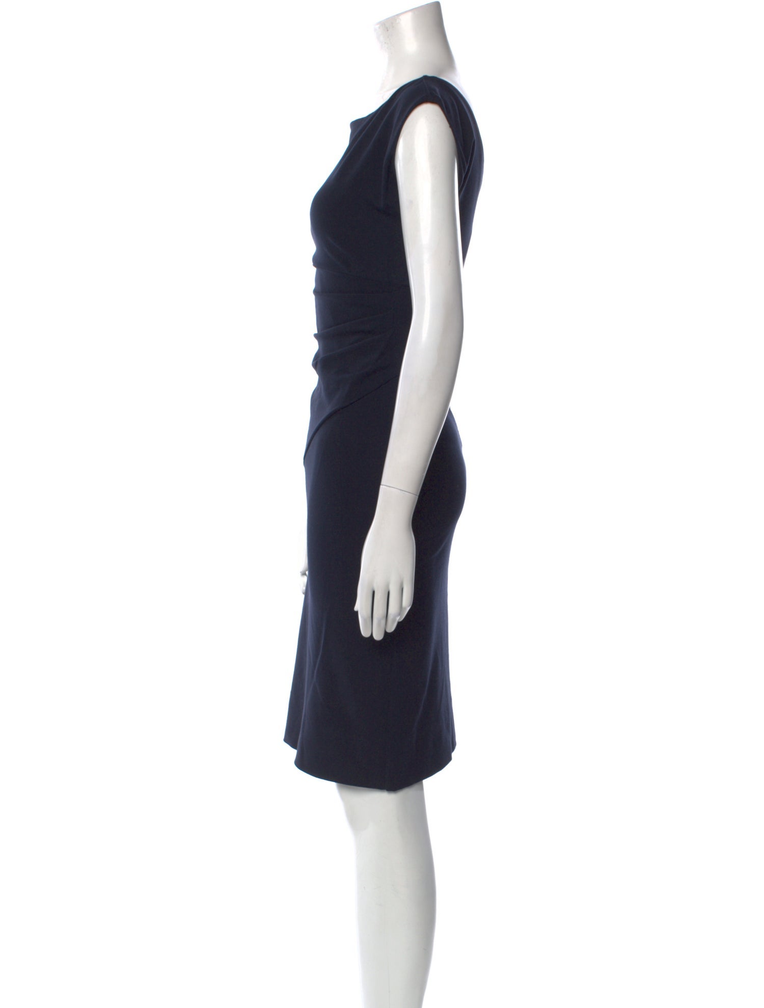 Diane von Furstenberg Bateau Neckline Knee-Length Dress