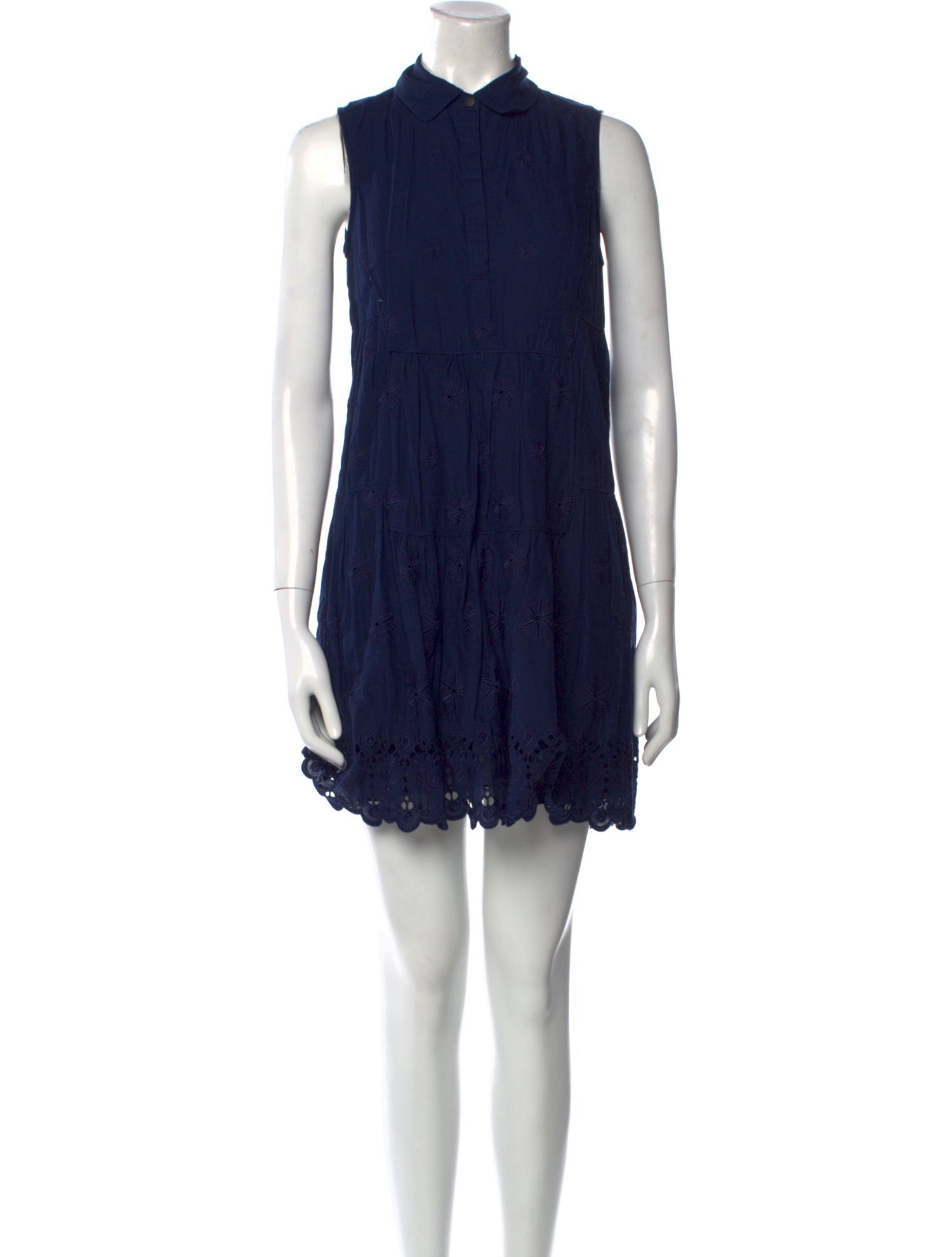 Diane von Furstenberg Mock Neck Mini Dress
