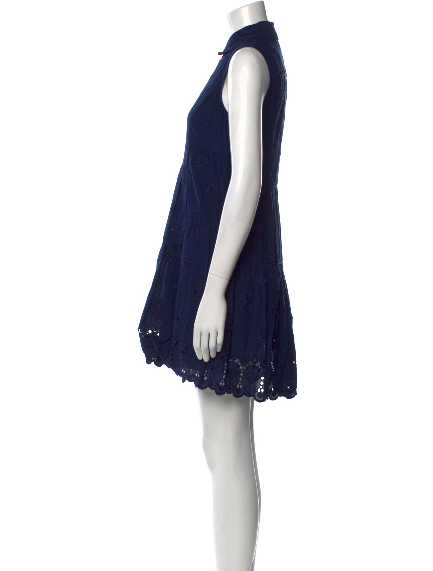 Diane von Furstenberg Mock Neck Mini Dress