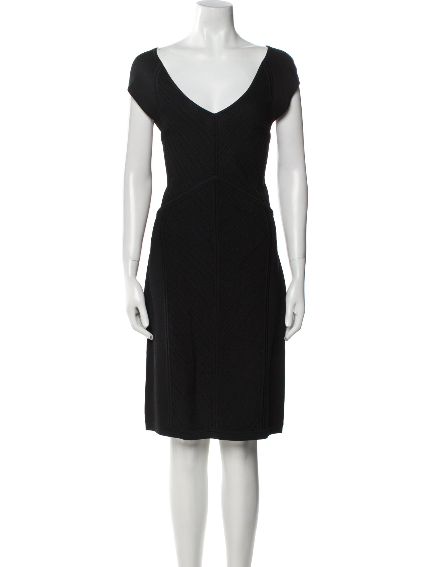 Diane von Furstenberg V-Neck Knee-Length Dress