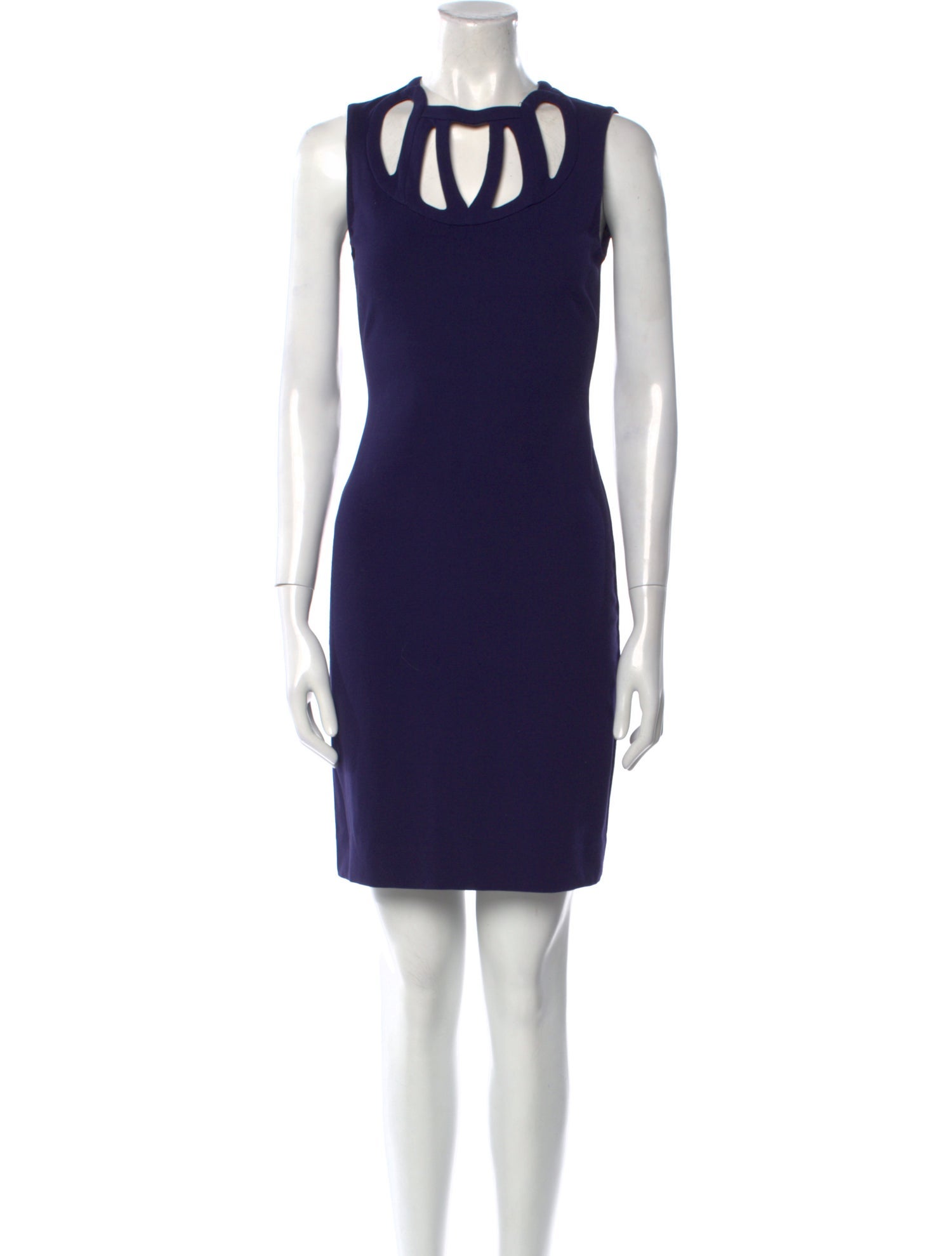 Diane von Furstenberg Crew Neck Mini Dress