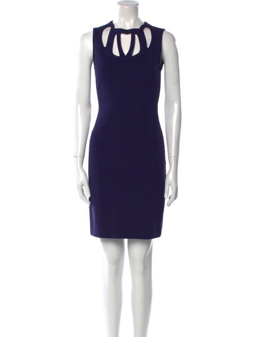 Diane von Furstenberg Crew Neck Mini Dress