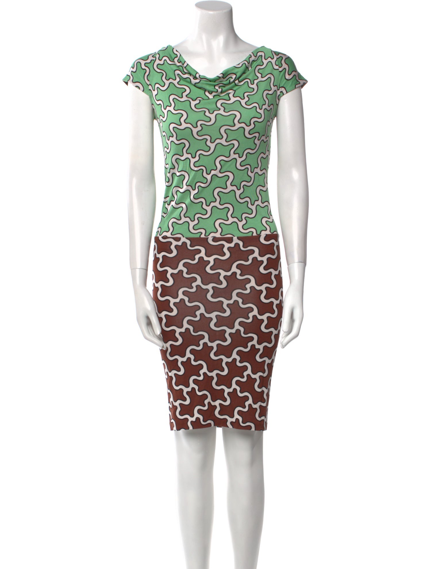 Diane von Furstenberg Silk Knee-Length Dress