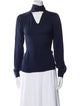 Diane von Furstenberg Silk Cowl Neck Blouse