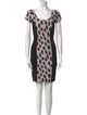 Diane von Furstenberg Polka Dot Print Mini Dress