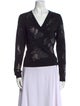Diane von Furstenberg Merino Wool V-Neck Sweater