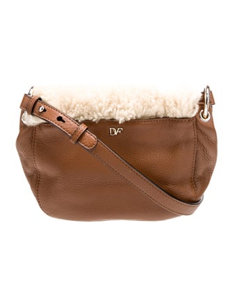 Diane von Furstenberg Leather Messenger Bag