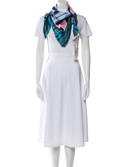 Diane von Furstenberg Silk Striped Scarf