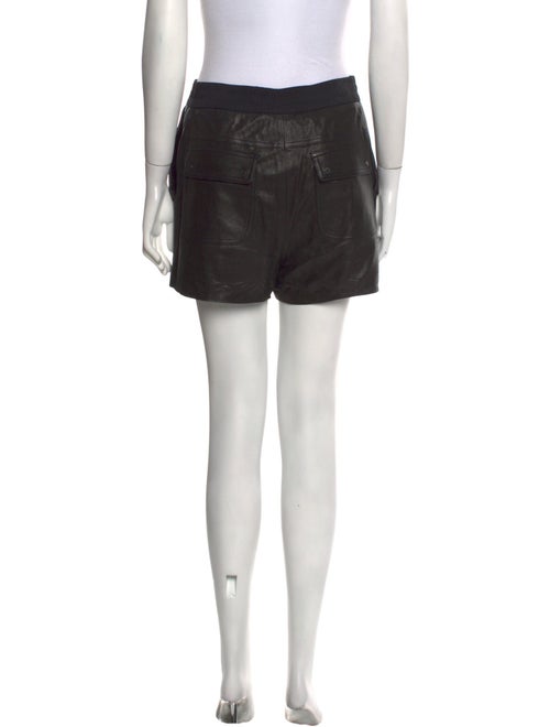 Diane von Furstenberg Leather Mini Shorts