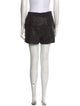 Diane von Furstenberg Leather Mini Shorts