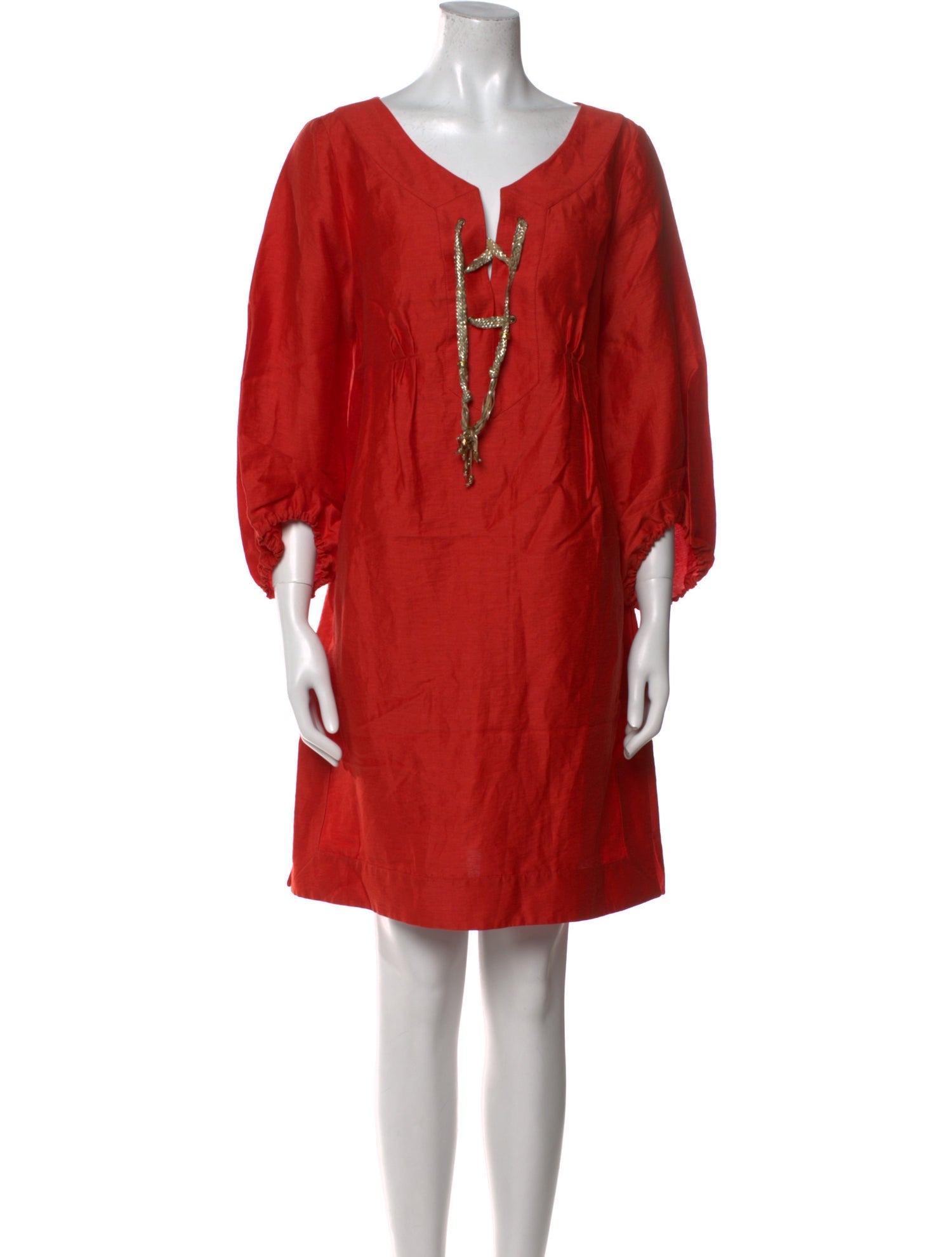 Diane von Furstenberg V-Neck Mini Dress