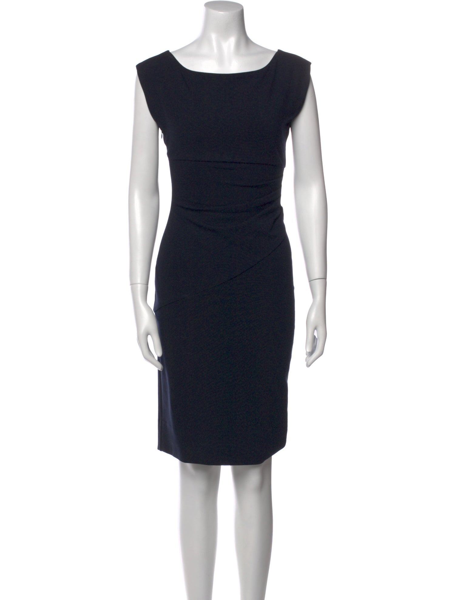 Diane von Furstenberg Bateau Neckline Knee-Length Dress