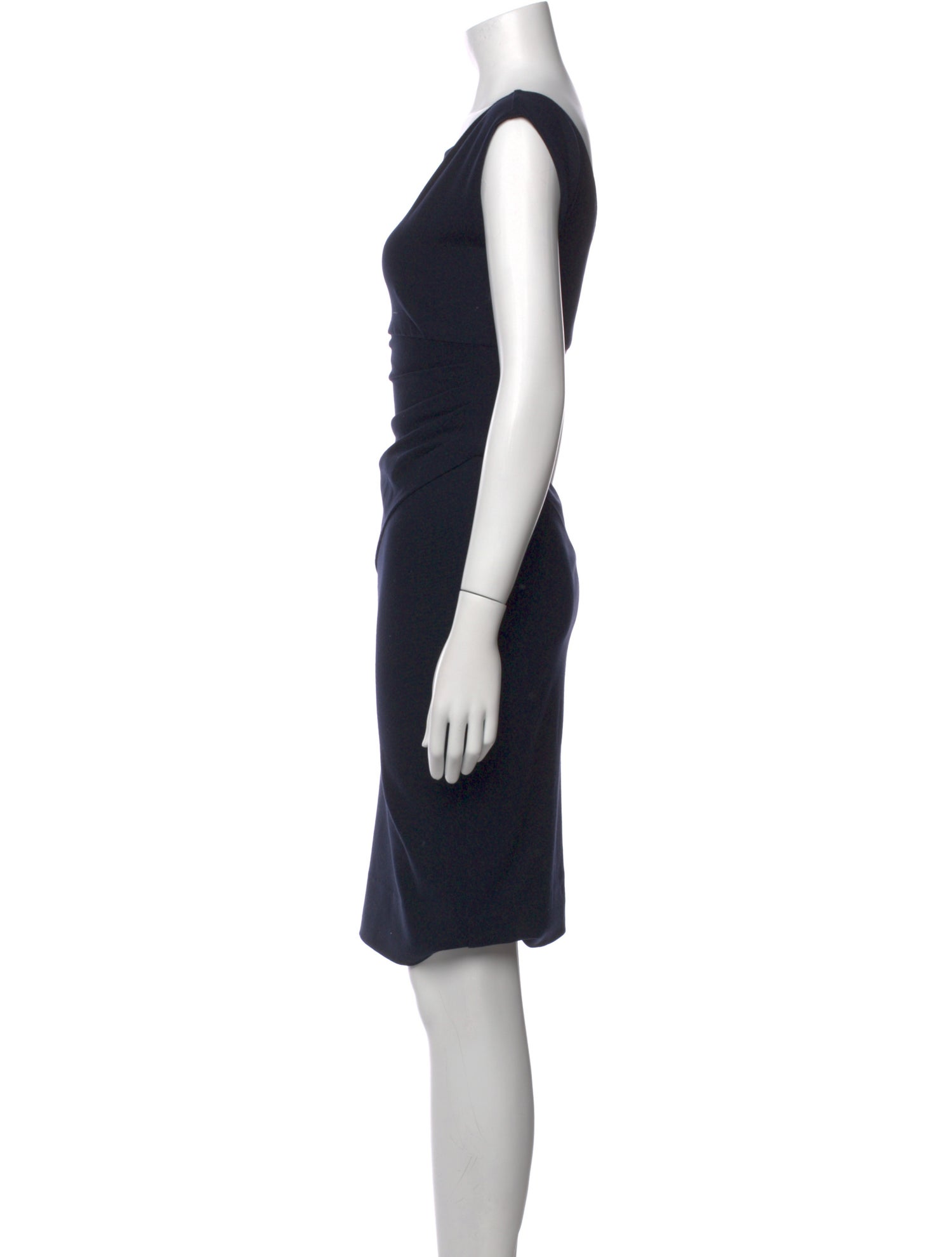 Diane von Furstenberg Bateau Neckline Knee-Length Dress