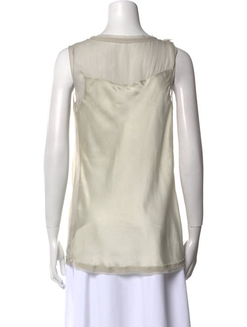 Diane von Furstenberg Silk Scoop Neck Top