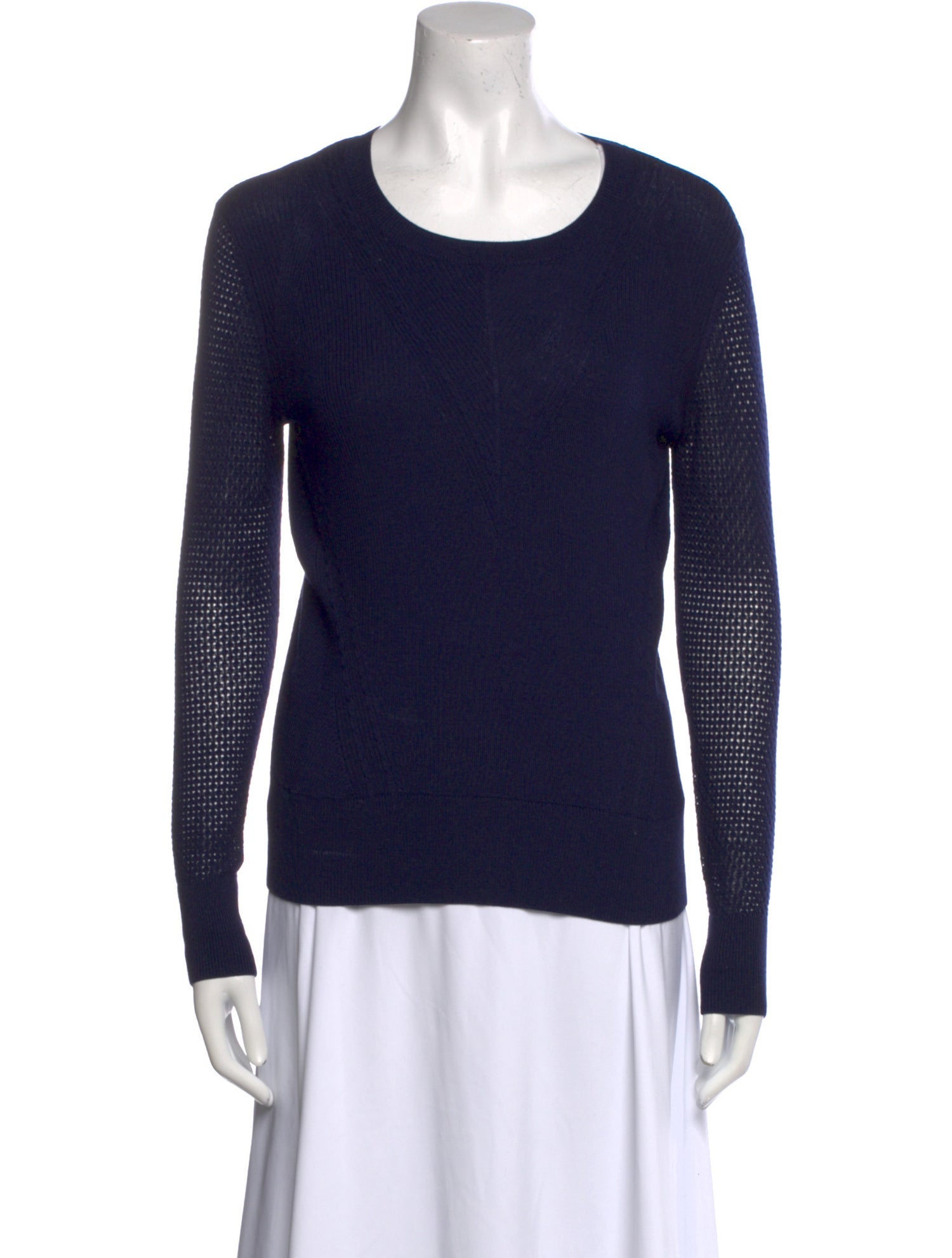 Diane von Furstenberg Merino Wool Scoop Neck Sweater