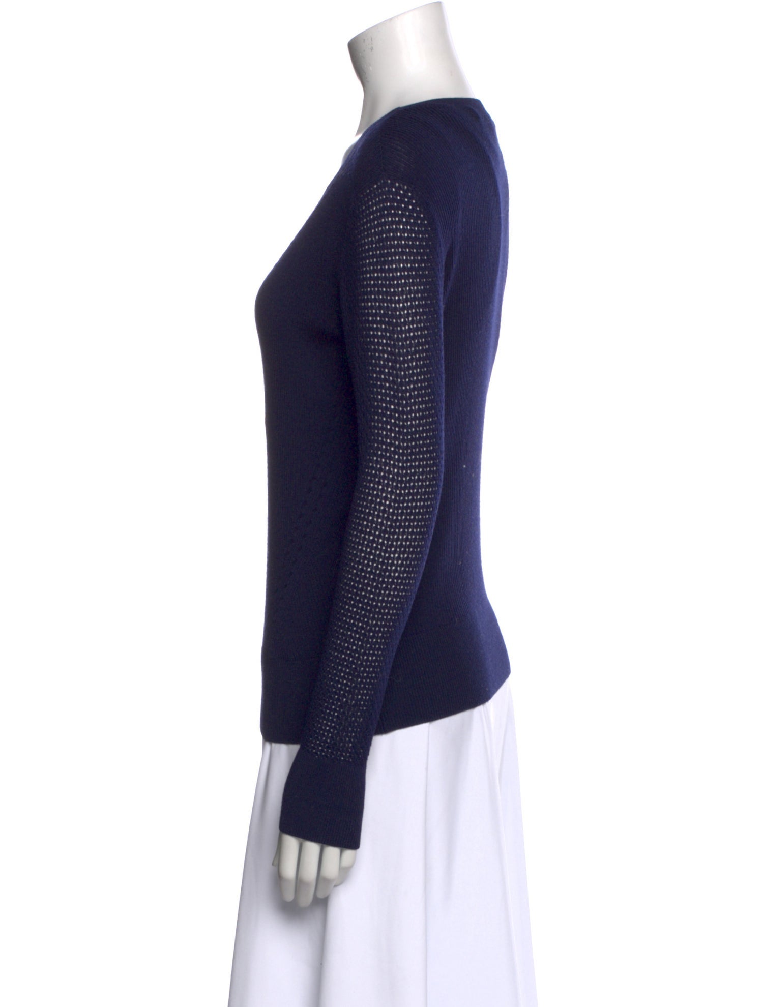 Diane von Furstenberg Merino Wool Scoop Neck Sweater