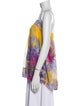Diane von Furstenberg Printed Square Neckline Blouse