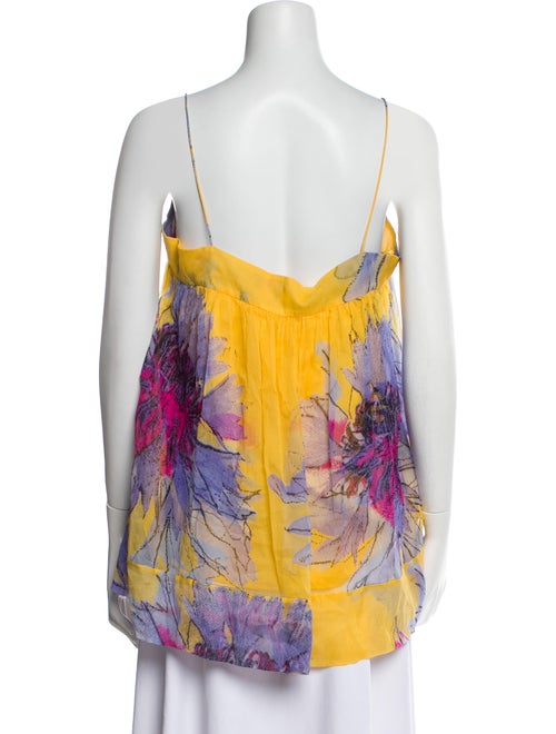 Diane von Furstenberg Printed Square Neckline Blouse