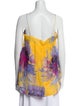 Diane von Furstenberg Printed Square Neckline Blouse