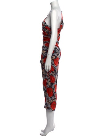 Diane von Furstenberg Nylon Long Dress