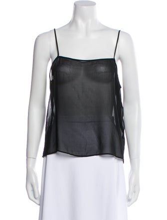 Diane von Furstenberg Square Neckline Sleeveless Top