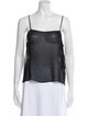 Diane von Furstenberg Square Neckline Sleeveless Top