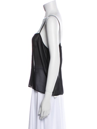 Diane von Furstenberg Square Neckline Sleeveless Top