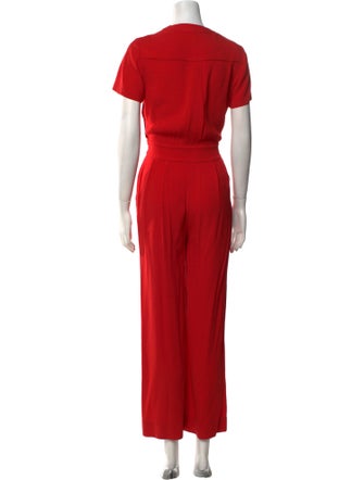 Diane von Furstenberg V-Neck Jumpsuit