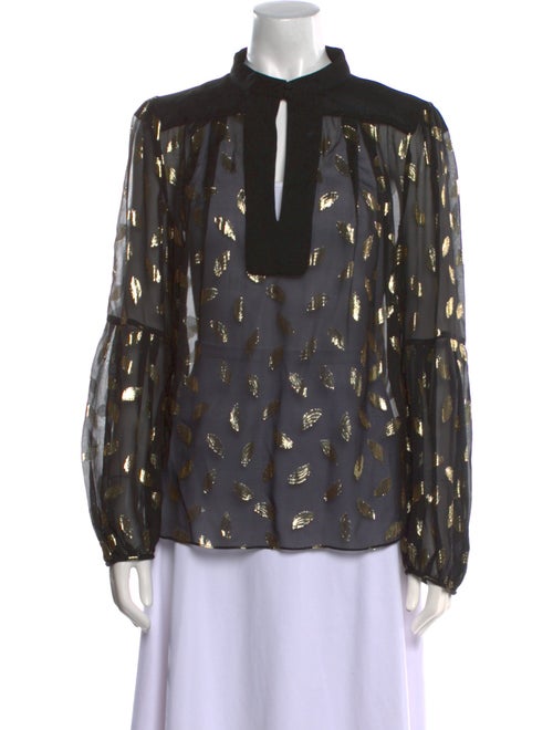 Diane von Furstenberg Silk Printed Blouse