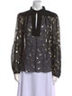 Diane von Furstenberg Silk Printed Blouse