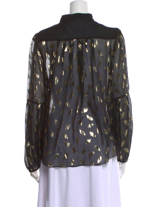 Diane von Furstenberg Silk Printed Blouse