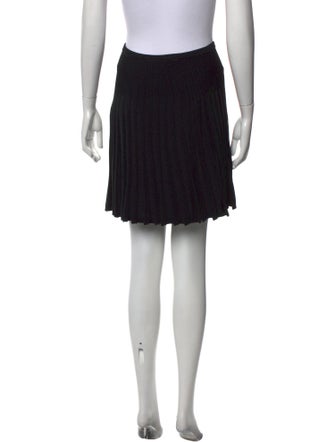 Diane von Furstenberg Pleated Accents Mini Skirt