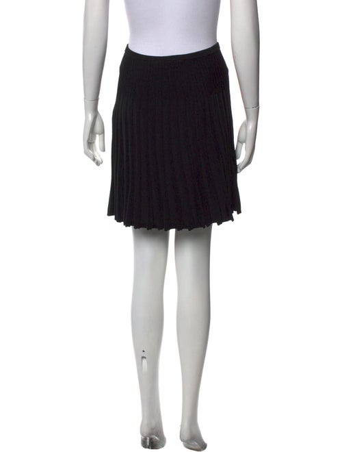 Diane von Furstenberg Pleated Accents Mini Skirt