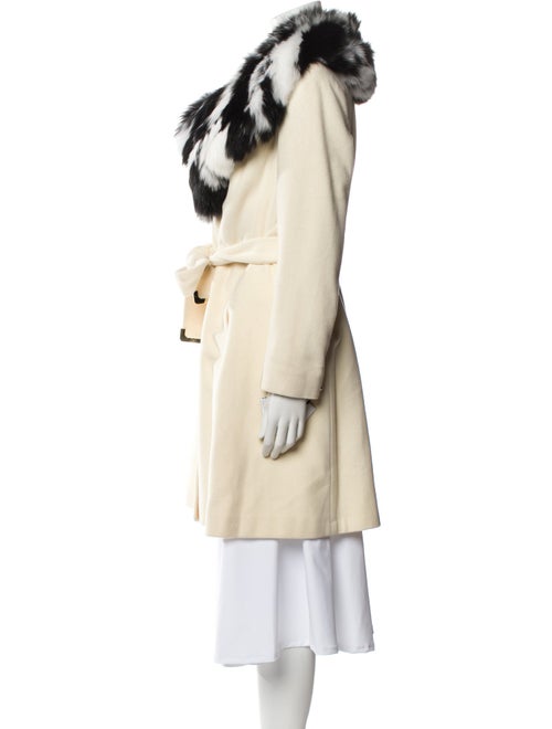 Diane von Furstenberg Wool Faux Fur Coat