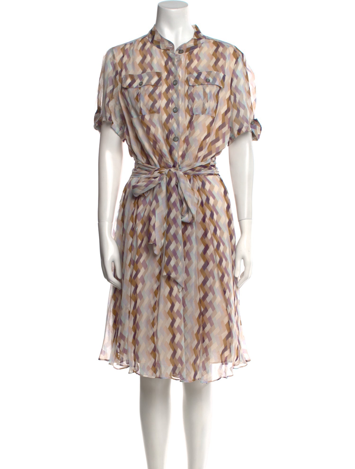 Diane von Furstenberg Silk Knee-Length Dress
