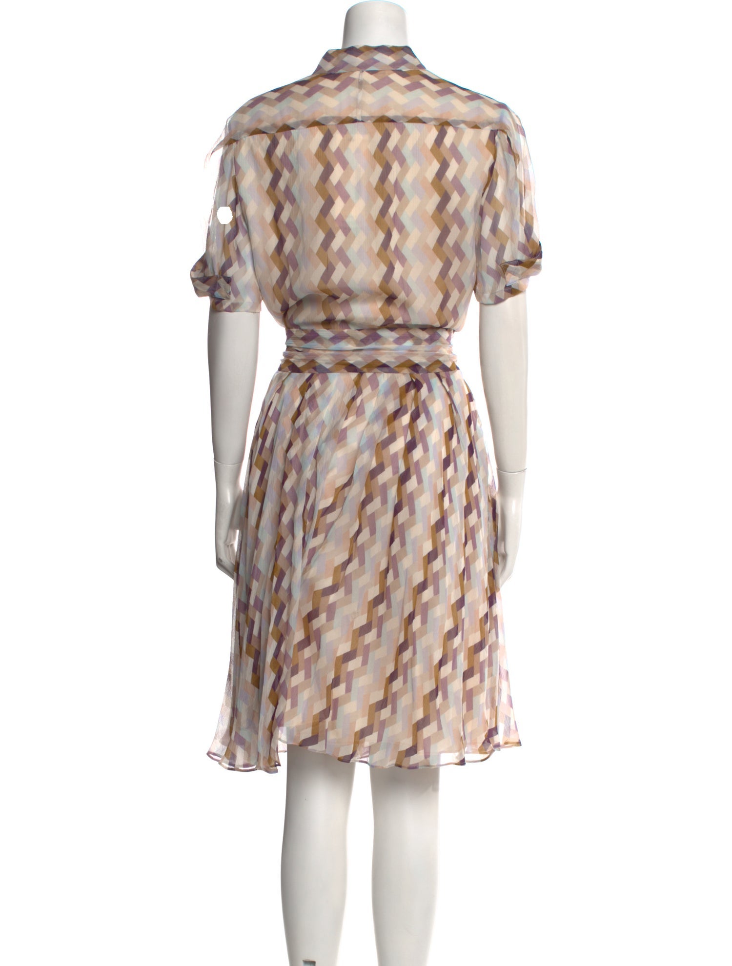 Diane von Furstenberg Silk Knee-Length Dress