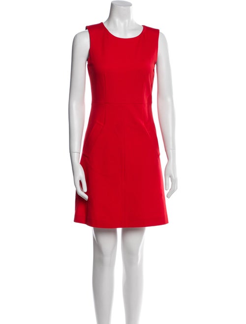 Diane von Furstenberg Crew Neck Mini Dress